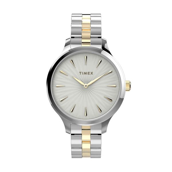 Timex Peyton Two Tone Stainless Steel Bracelet Ρολόι Χειρός