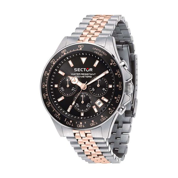 Sector Sector 230 Chronograph Two Tone Stainless Steel Bracelet Ρολόι Χειρός