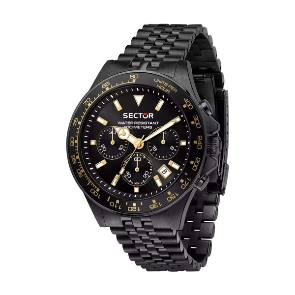 Sector Sector 230 Chronograph Black Metallic Bracelet Ρολόι Χειρός