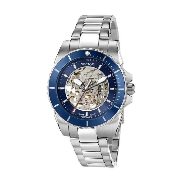 Sector 450 Automatic Silver Stainless Steel Bracelet Ρολόι Χειρός