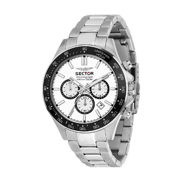 Sector Sector 230 Chronograph Silver Stainless Steel Bracelet Ρολόι Χειρός