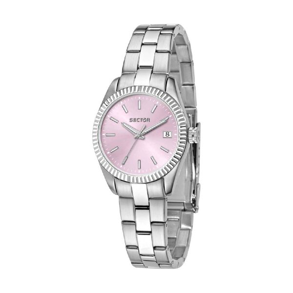 Sector 240 Silver Stainless Steel Bracelet Ρολόι Χειρός