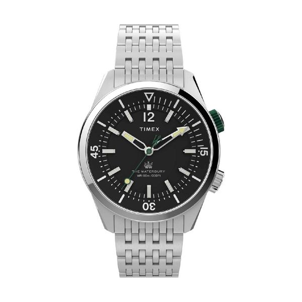 Timex Waterbury Traditional Silver Stainless Steel Bracelet Ρολόι Χειρός