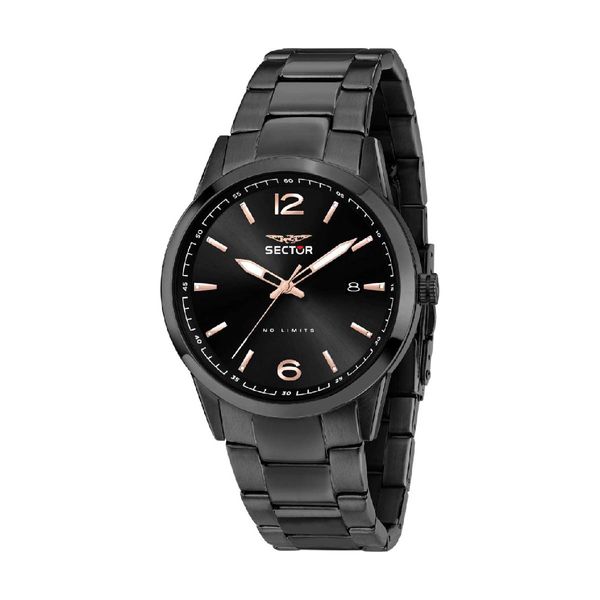 Sector 660 Black Stainless Steel Bracelet Ρολόι Χειρός