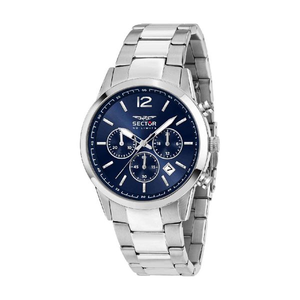 Sector 660 Chronograph Silver Stainless Steel Bracelet Ρολόι Χειρός