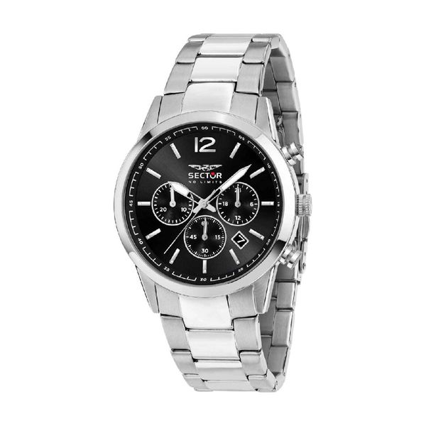 Sector 660 Chronograph Silver Stainless Steel Bracelet Ρολόι Χειρός