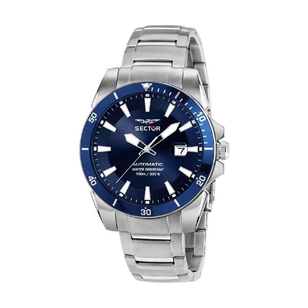 Sector 450 Automatic Silver Stainless Steel Bracelet Ρολόι Χειρός