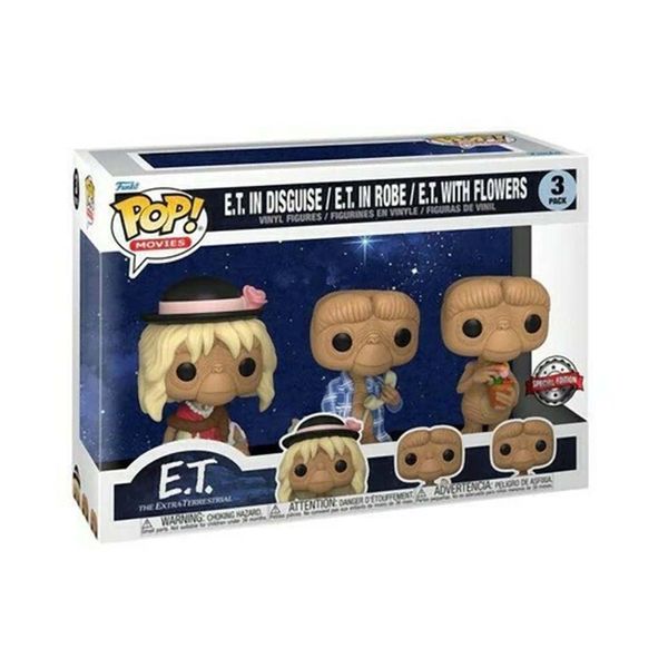 Funko Pop! E.T. - E.T. in Disguise / E.T. in Robe / E.T. with Flowers Φιγούρες