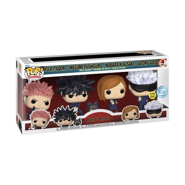 Funko Pop! Funko Pop! Jujutsu Kaisen - Yuji Itadori / Megumi Fushiguro / Nobara Kugisaki / Satoru Gojo Φιγούρες