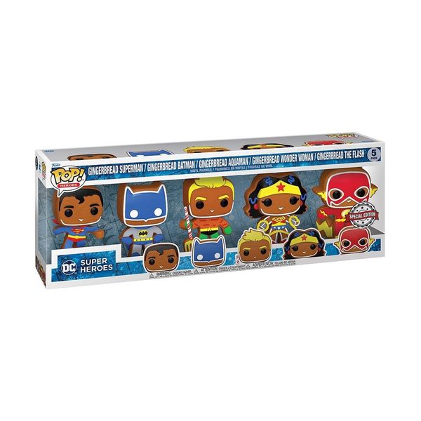 Funko Pop! Funko Pop! DC - Gingerbread Superman / Batman/ Aquaman / Wonder Woman / The Flash Φιγούρες