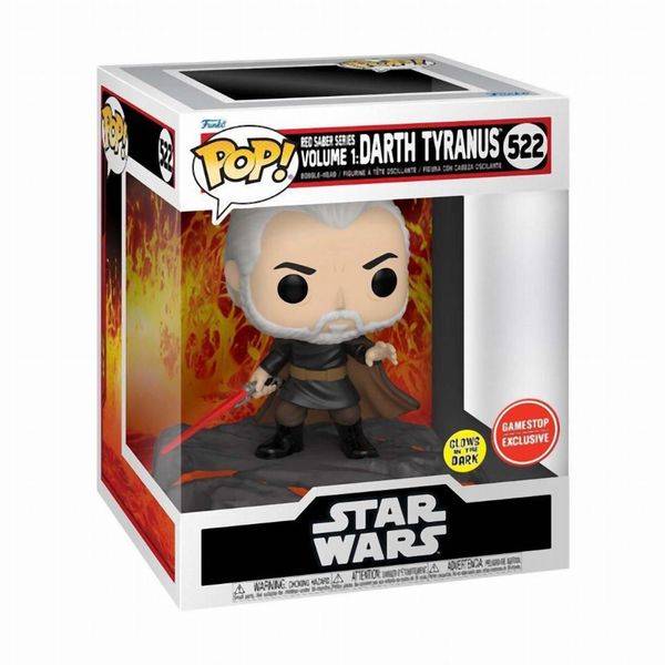 Funko Pop! Star Wars - Red Saber Series Vol.1 - Darth Tyranus #522 Φιγούρα