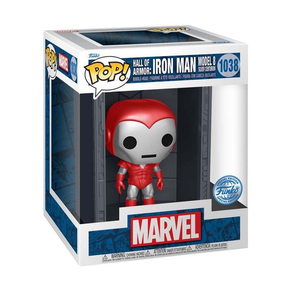 Funko Pop! Iron Man Model 8 Silver Centurion #1038 Φιγούρα
