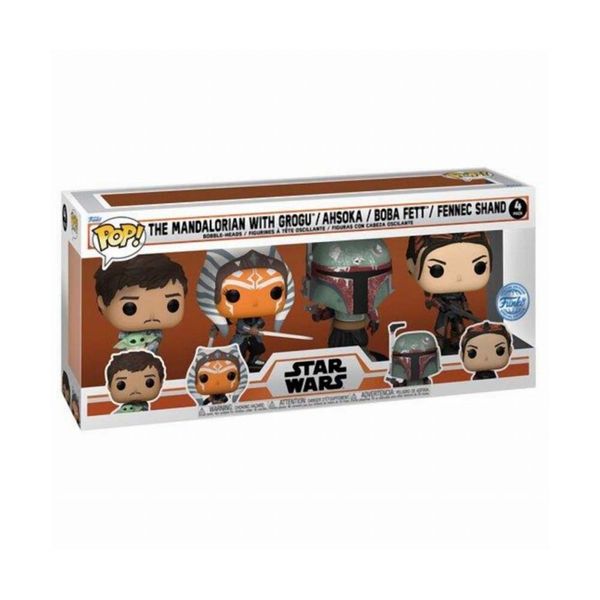 Funko Pop! Funko Pop! Disney Star Wars - The Mandalorian with Grogu / Ahsoka / Boba Fett / Fennec Shand Φιγούρες