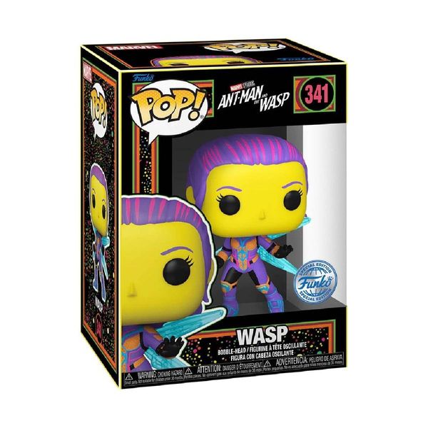 Funko Pop! Ant-Man - Wasp Blacklight Special Edition #341 Bobble-Head Φιγούρα