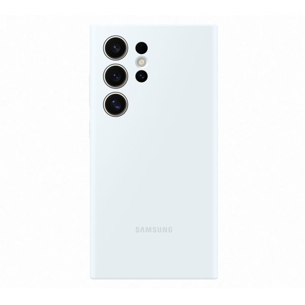 Samsung Samsung Galaxy S24 Ultra Silicone Cover White Θήκη Κινητού