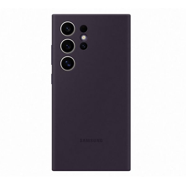 Samsung Samsung Galaxy S24 Ultra Silicone Case Dark Violet Θήκη Κινητού