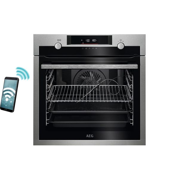 AEG BPE558370M Inox Εντοιχιζόμενος φούρνος