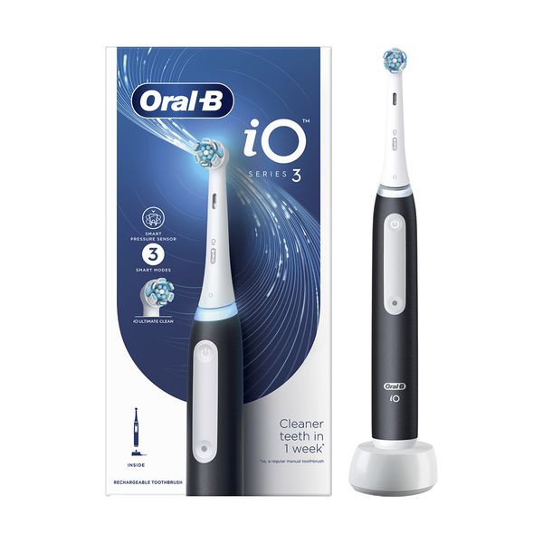 Oral-B iO Series 3 Black Ηλεκτρική Οδοντόβουρτσα