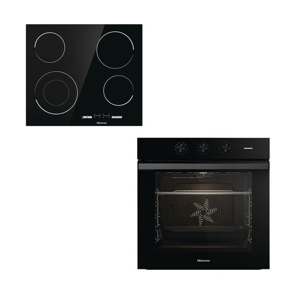 Hisense BI64111AB & E6432C Black Set Εντοιχισμού
