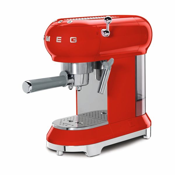 Smeg ECF01PKEU Red Μηχανή Espresso