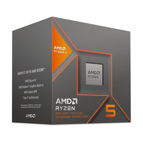 AMD AMD Ryzen 5 8600G Wraith Stealth Cooler AM5 Επεξεργαστής