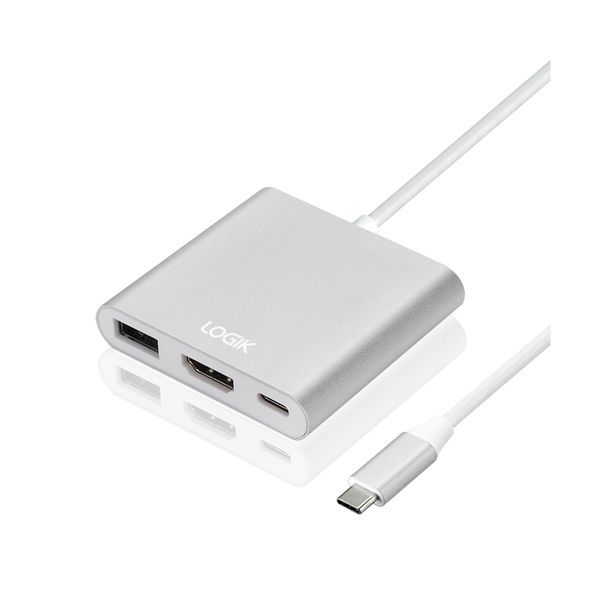 Logik Logik USB-C 3.1 To Multi Adaptor Hub