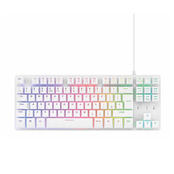 ADX Firefight ADXK1224K TKL White Gaming Keyboard