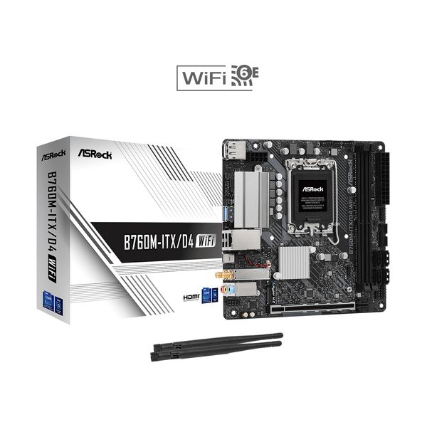 ASRock B760M-ITX/D4 Wi-Fi Μητρική H/Y