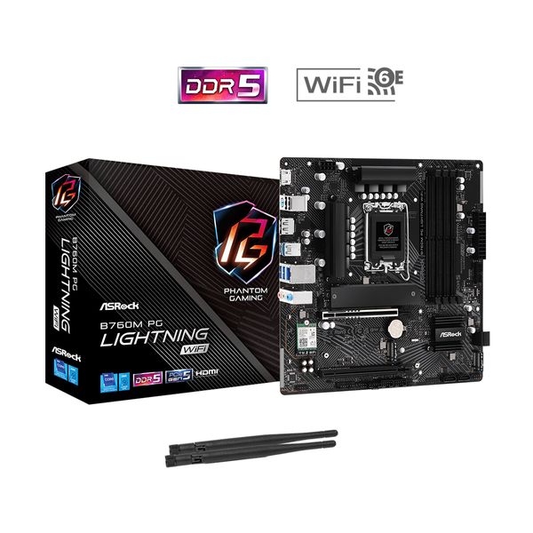 ASRock B760M PG Lightning Wi-Fi Μητρική H/Y