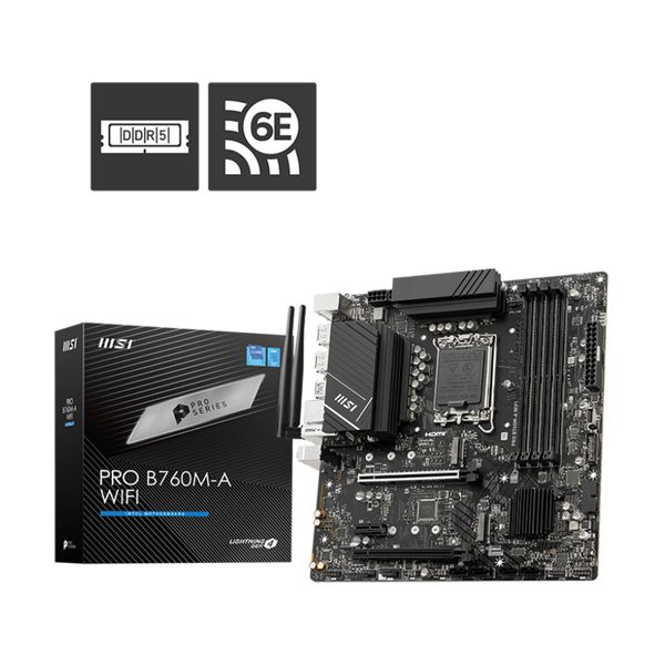 MSI MSI Pro B760M-A Wi-Fi Μητρική H/Y