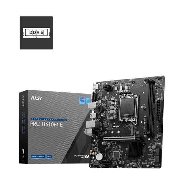 MSI MSI Pro H610M-E DDR5 Μητρική H/Y