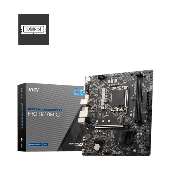 MSI MSI Pro H610M-G DDR5 Μητρική H/Y