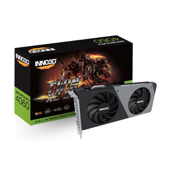 Inno 3D Inno 3D GeForce RTX 4060 8GB Twin X2 OC Κάρτα Γραφικών