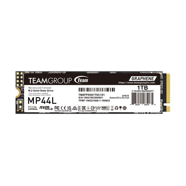 TeamGroup TeamGroup MP44L M.2 PCIe 4.0 x4 1TB SSD Εσωτερικός Σκληρός Δίσκος