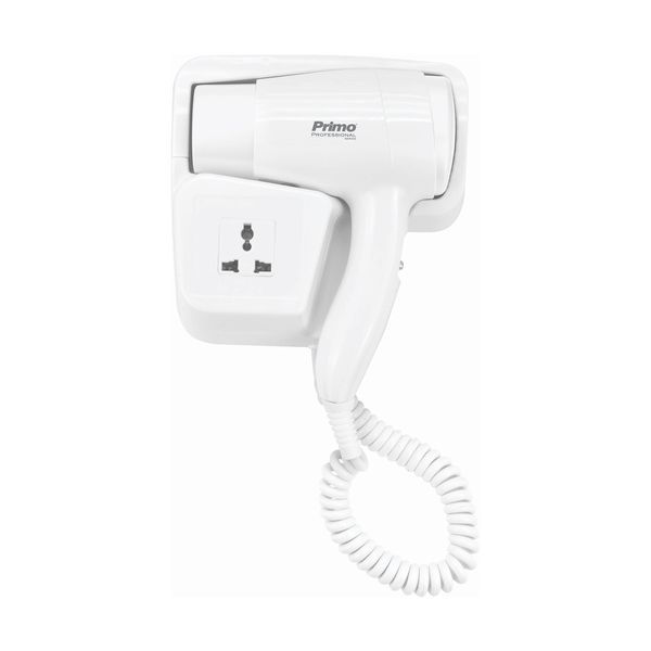 Primo 1500W Λευκό Ξενοδοχείου Σεσουάρ Μαλλιών