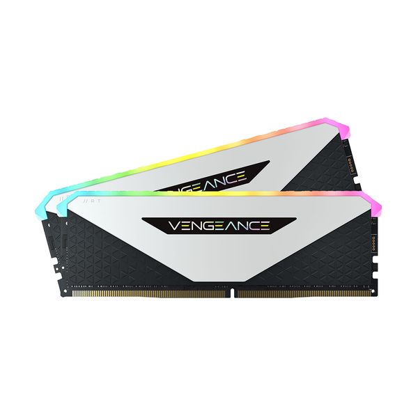 Corsair Vengeance RGB RT 16GB (2x8GB) DDR4 C16 3200MHz White Μνήμη RAM
