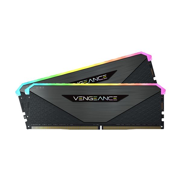 Corsair Vengeance RGB RT 64GB (2x32GB) DDR4 C18 3600MHz Black Μνήμη RAM