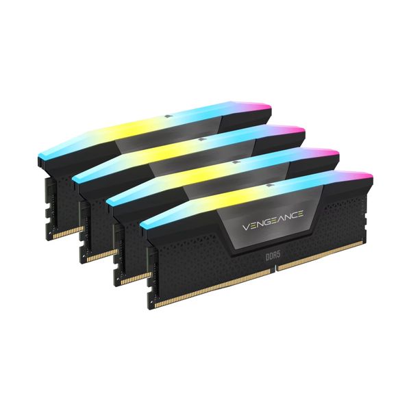 Corsair Corsair Vengeance RGB DDR5-6000 4x16GB C36 Μνήμη RAM