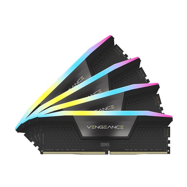Corsair Vengeance RGB 128GB (4x32GB) DDR5 5600MHz CL40 Μνήμη RAM