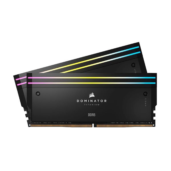 Corsair Dominator Titanium RGB 96GB (2x48GB) DDR5 6600MHz CL32 Μνήμη RAM