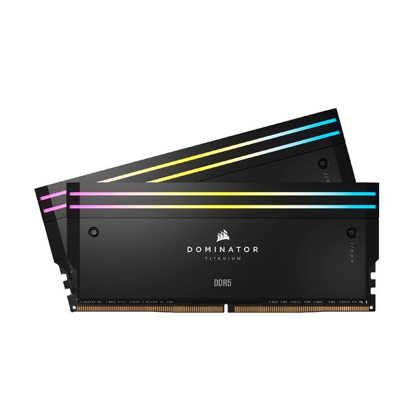 Corsair Dominator Titanium RGB 64GB (2x32GB) DDR5 DRAM 6400MHz CL32 Μνήμη RAM