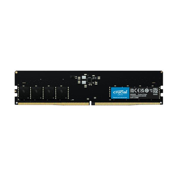 Crucial 1x16GB DDR5 UDIMM 5600MHz C46 Μνήμη RAM