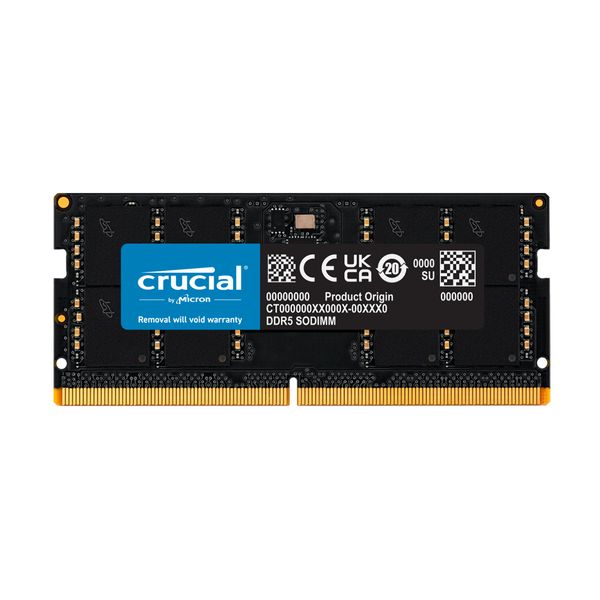 Crucial 32GB (1x32GB) SODIMM DDR5 5200MHz C42 Μνήμη RAM