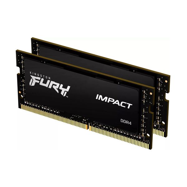 Kingston FURY Impact SODIMM DDR5 4800 2X16GB C38 Μνήμη RAM