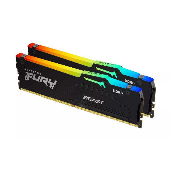 Kingston FURY Beast DDR5 5600 2X16GB C40 RGB Μνήμη RAM