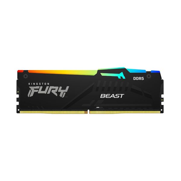 Kingston Fury Beast RGB DDR5 6000 1x16GB C36 Μνήμη RAM