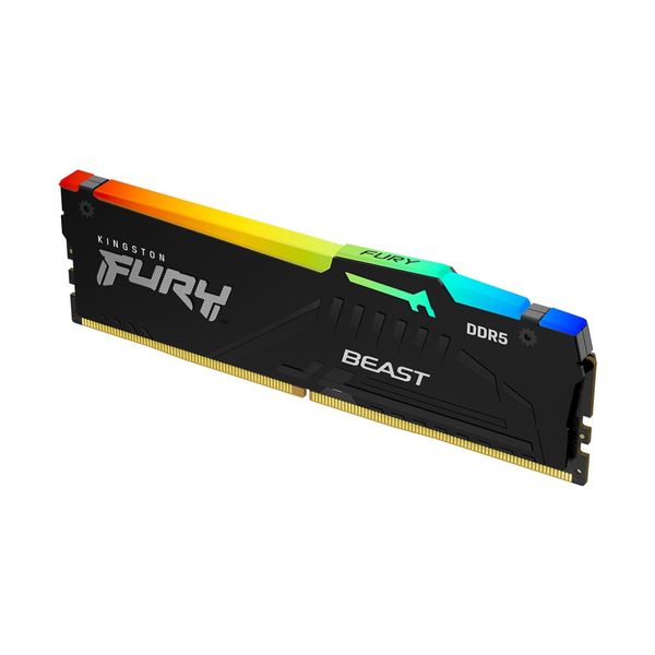 Kingston Fury Beast RGB DDR5 5200 1x32GB C36 Μνήμη RAM