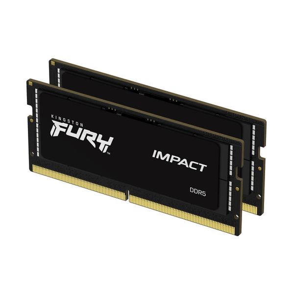 Kingston Fury Impact SODIMM DDR5 5600 2x16GB C40 Μνήμη RAM
