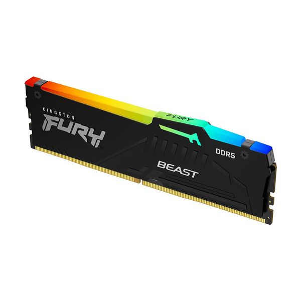 Kingston Fury Beast RGB DDR5 6000 1x32GB C36 Μνήμη RAM