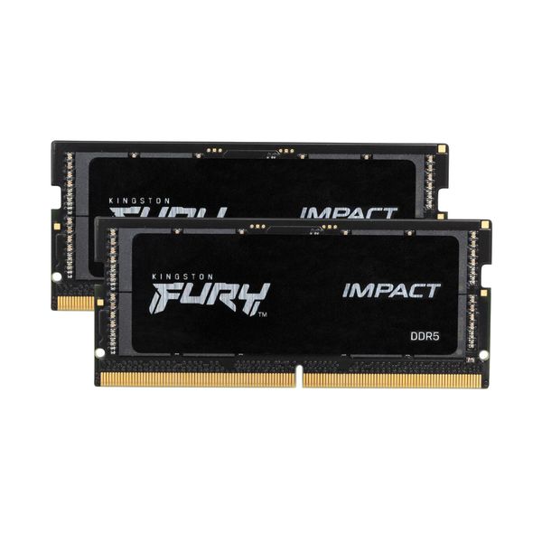 Kingston Fury Impact Sodimm DDR5 6000 2x16GB C38 Μνήμη RAM